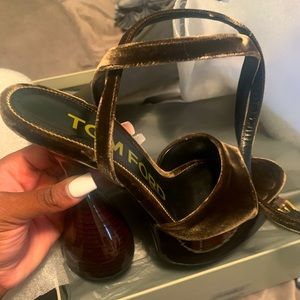 Tom Ford Velvet Disco Platforms